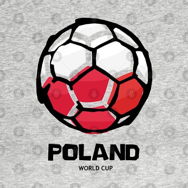 Poland Football Country Flag by KewaleeTee